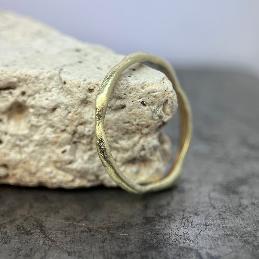 Gold Flux Ring Slim Sup